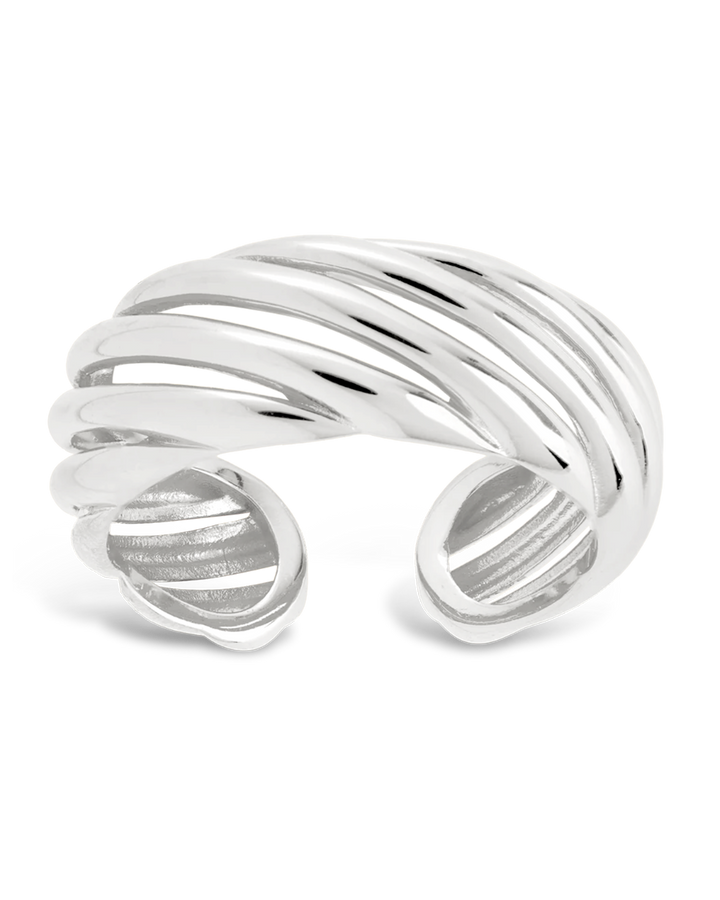 Sterling Silver Julianna Bold Twist Sculpted Ring
