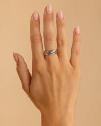 Sterling Silver Julianna Bold Twist Sculpted Ring