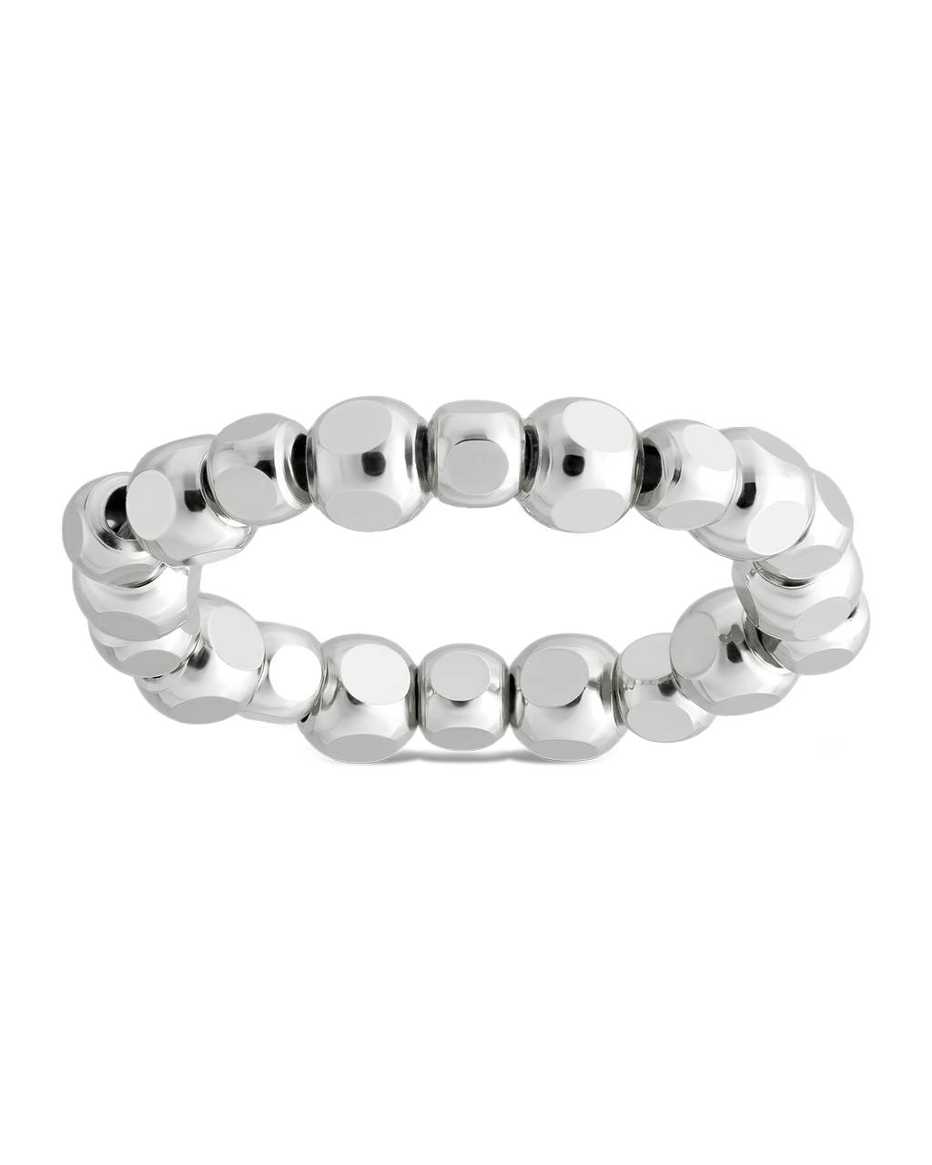 Sterling Siver Dez Beaded Ring