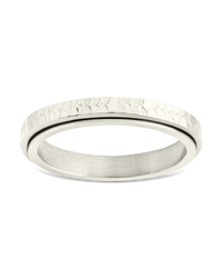 Textured Spinner Ring - Sterling Forever