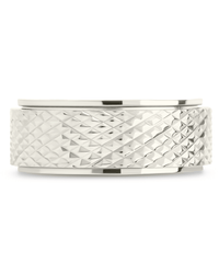 Textured Spinner Ring - Sterling Forever