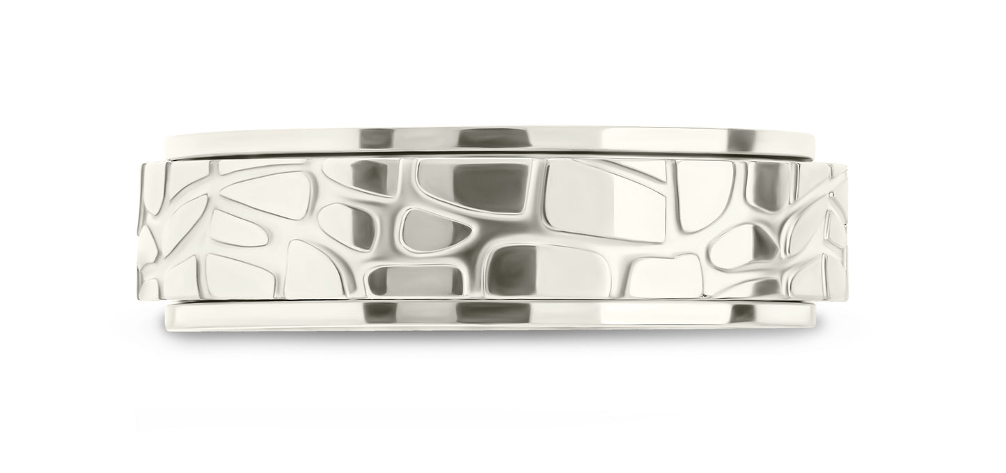 Textured Spinner Ring