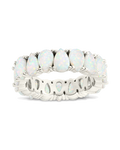 Sterling Silver Janis Opal Eternity Ring