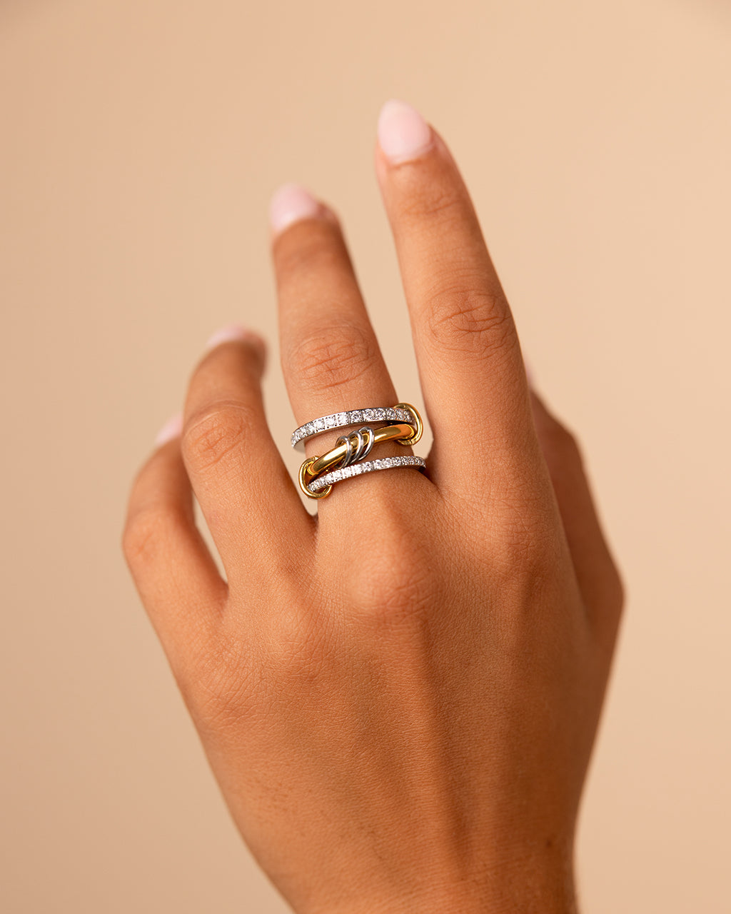 Linked Stacking Ring
