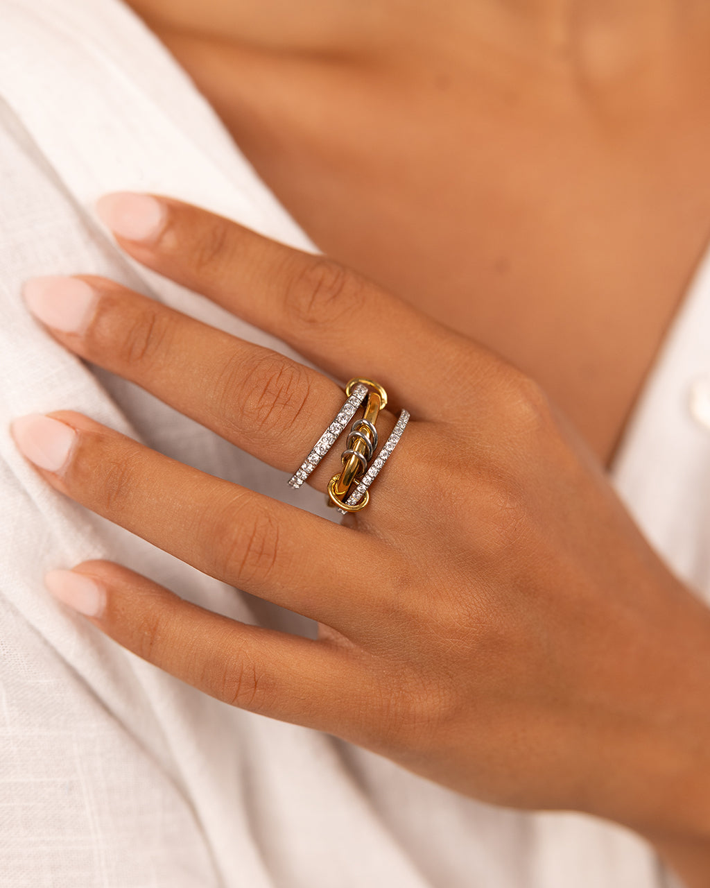 Linked Stacking Ring