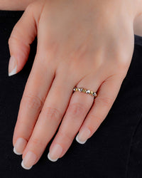 Sterling Silver Dez Beaded Ring