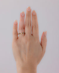 Sterling Silver Dez Beaded Ring