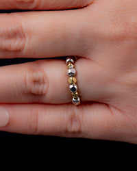 Sterling Silver Dez Beaded Ring