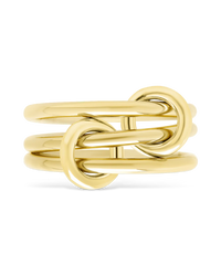 Sterling Silver Jasmin Link Stacking Ring