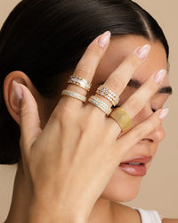 Sterling Silver Kornelia Eternity Ring - Sterling Forever
