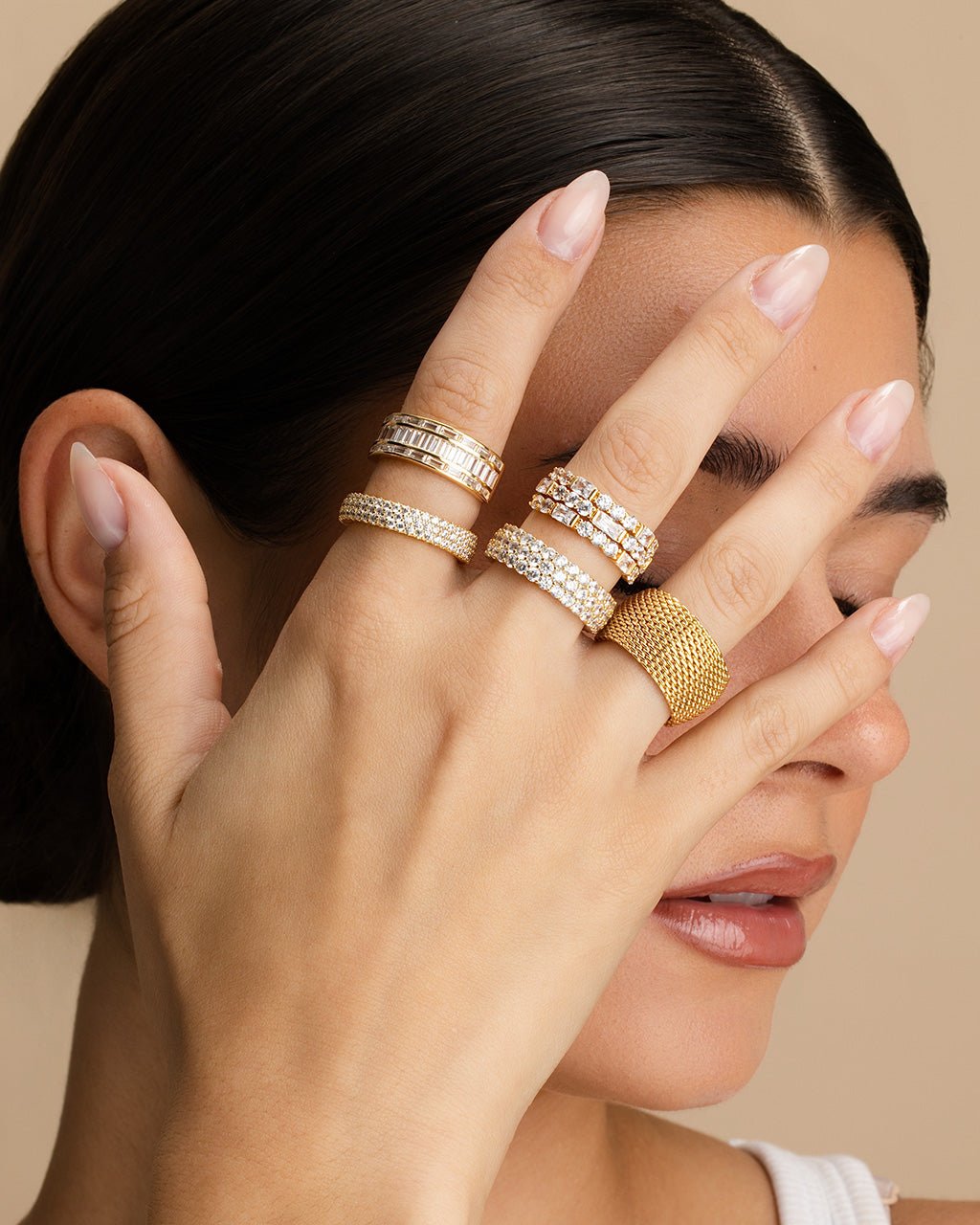 Sterling Silver Kornelia Eternity Ring - Sterling Forever