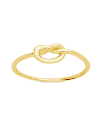 Sterling Silver Love Knot Ring