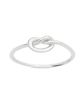 Sterling Silver Love Knot Ring