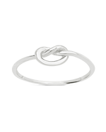 Sterling Silver Love Knot Ring