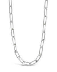 Sterling Silver Paperclip Chain Necklace - Sterling Forever