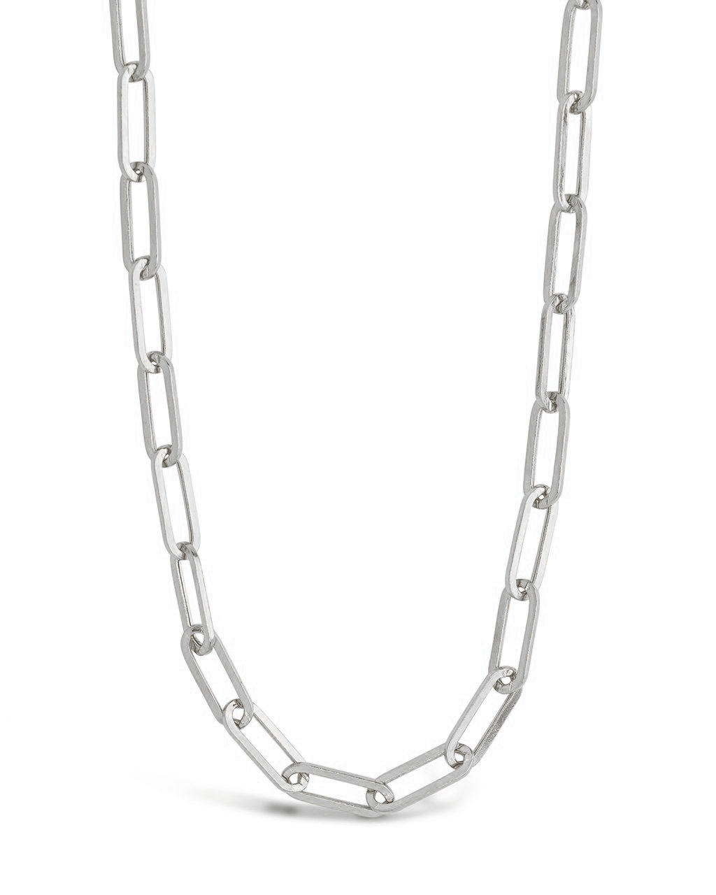 Sterling Silver Paperclip Chain Necklace - Sterling Forever
