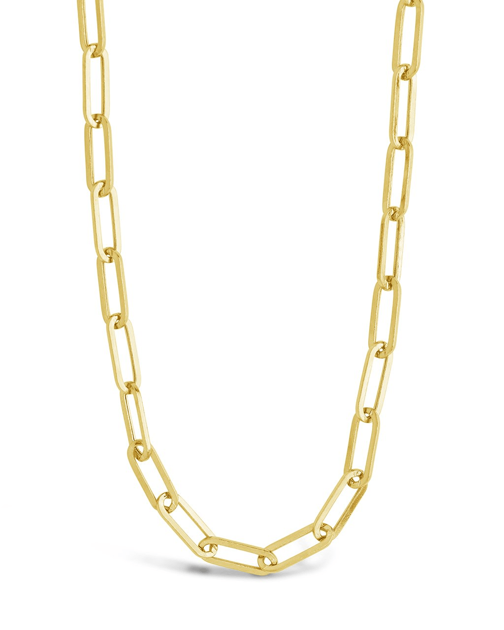 Sterling Silver Paperclip Chain Necklace - Sterling Forever