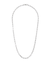 Sterling Silver Paperclip Chain Necklace - Sterling Forever