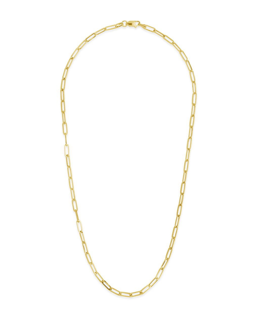 Sterling Silver Paperclip Chain Necklace - Sterling Forever