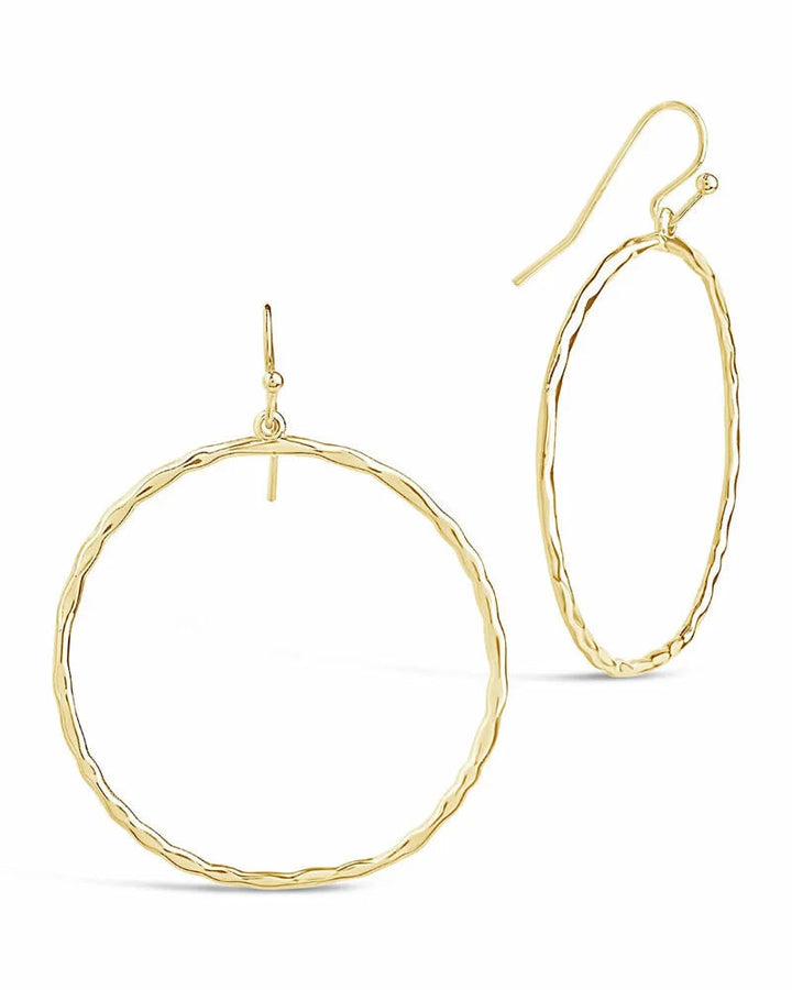 Gold and Silver Dangle Earrings