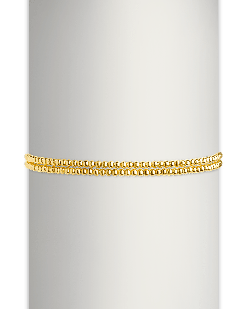 Sterling Silver Beaded Stretch Bracelet Sets - Sterling Forever