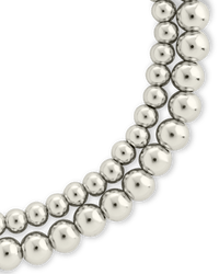Sterling Silver Beaded Stretch Bracelet Sets - Sterling Forever