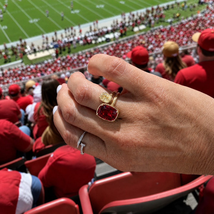 San Francisco Game Day Ring Stack
