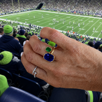 Seattle Game Day Ring Stack