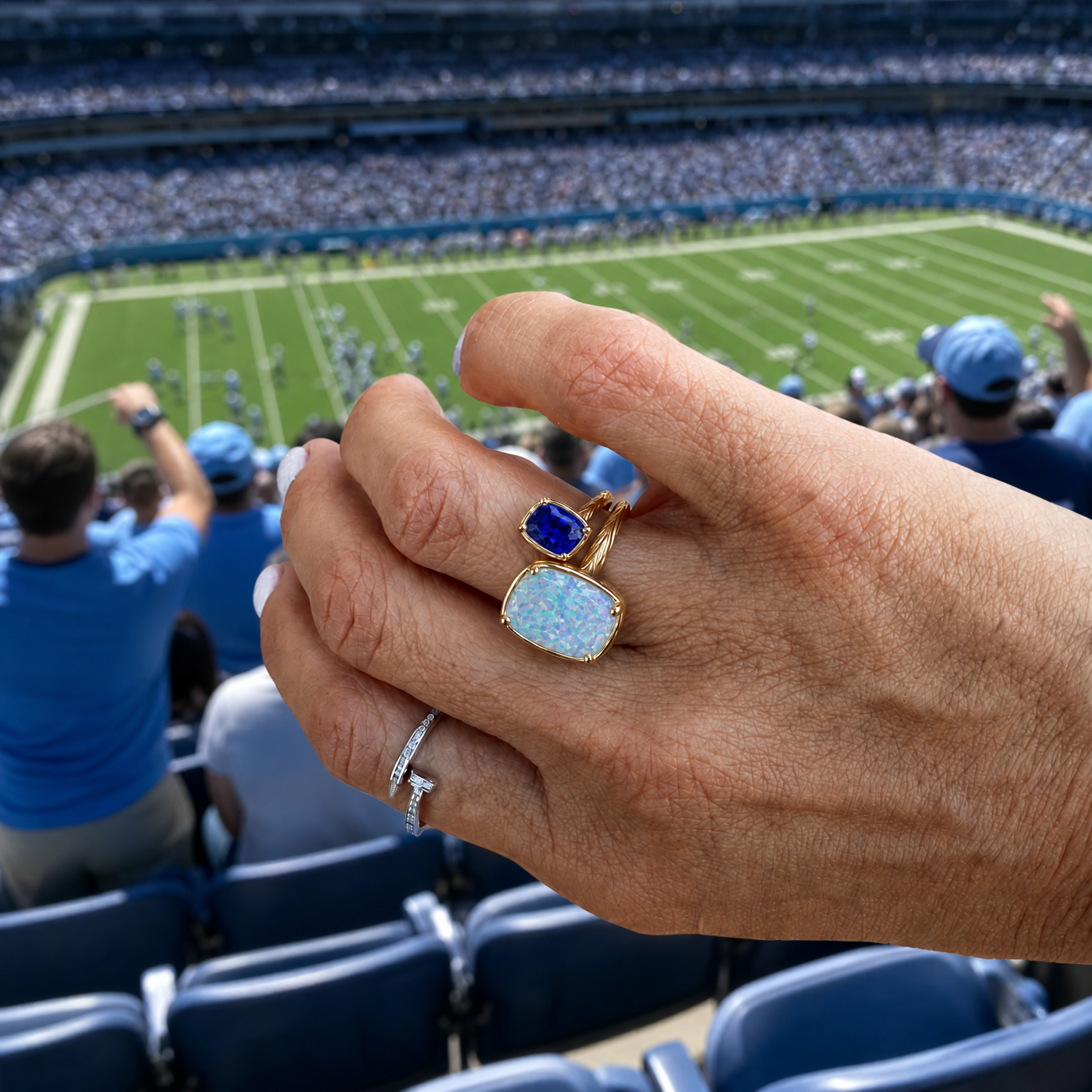 Tennessee Game Day Ring Stack