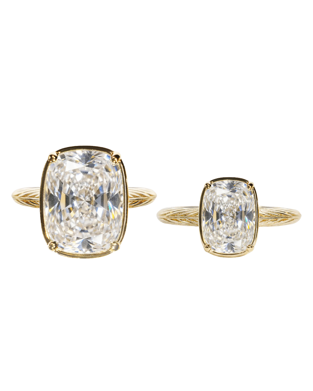 Sterling Silver Elongated Cushion Ring - Original & Mini Bundle