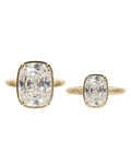 Sterling Silver Elongated Cushion Ring - Original & Mini Bundle
