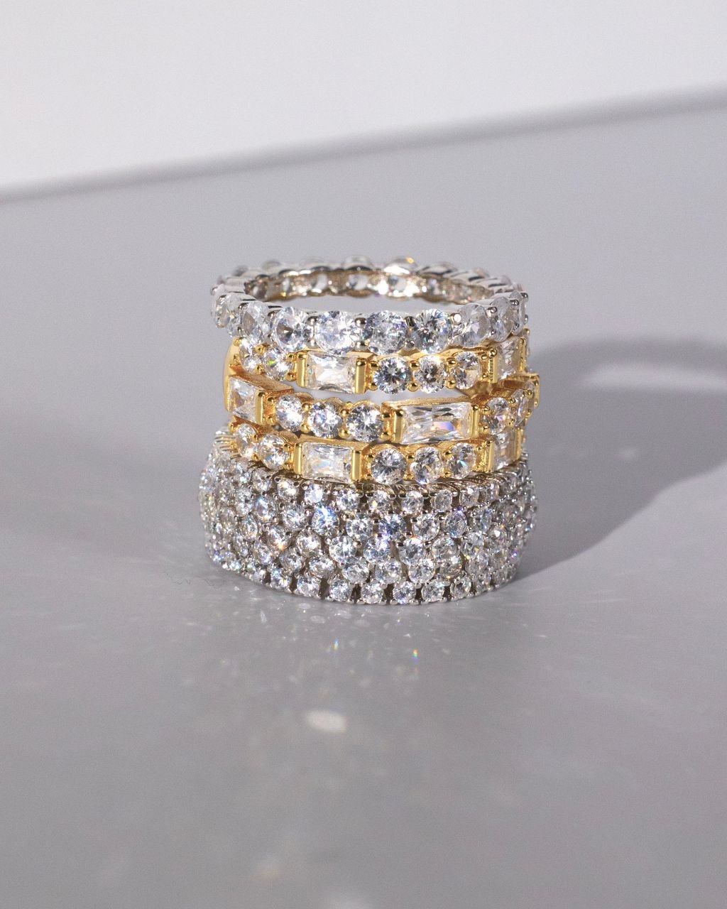 Sterling Silver Kornelia Eternity Ring - Sterling Forever