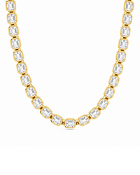 Helene Asscher Cut Tennis Necklace