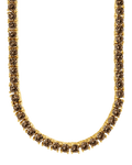 Cecil Chocolate CZ Tennis Necklace