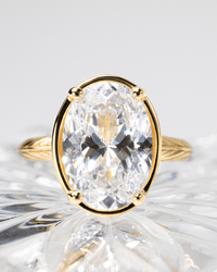 Sterling Silver Oval Cut CZ Cocktail Ring - Sterling Forever