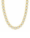 Helene Cushion Cut Tennis Necklace