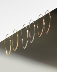 Delicate Threader Hoops