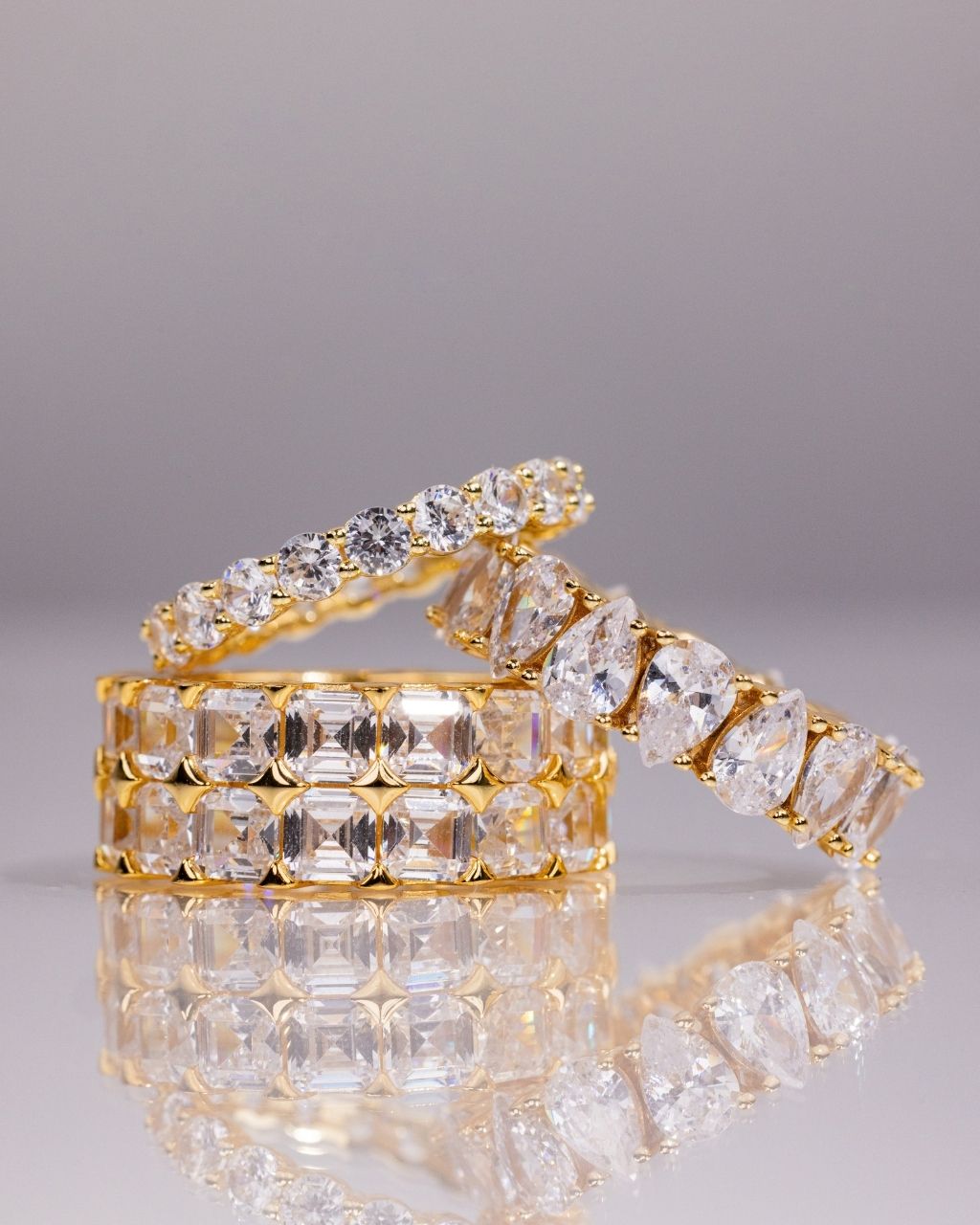 Gracie CZ Sterling Silver Eternity Ring