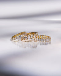 Janis CZ Sterling Silver Eternity Band Ring