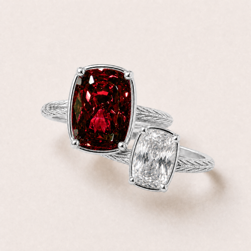Arizona Cardinals Game Day Ring Stack – silver