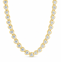 Helene Heart Cut Tennis Necklace