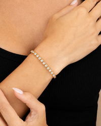 Helene Cushion Cut Tennis Bracelet