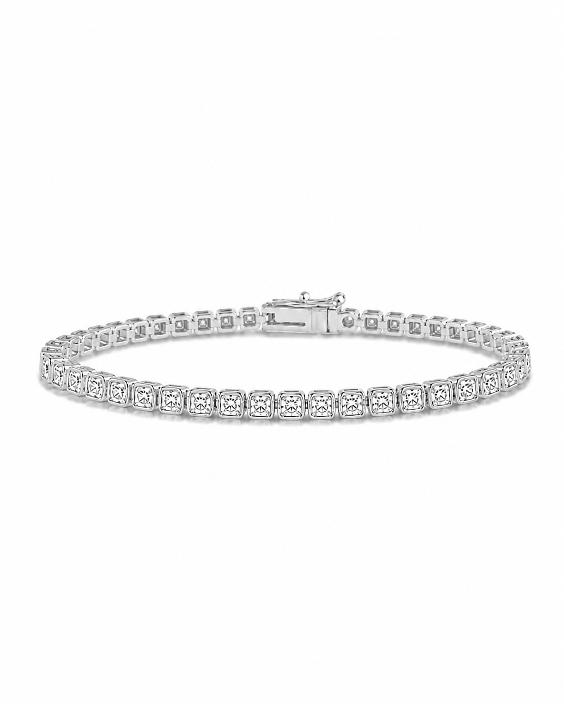 Helene Cushion Cut Tennis Bracelet