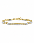 Helene Emerald Cut Tennis Bracelet