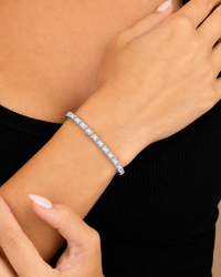 Helene Radiant Cut Tennis Bracelet