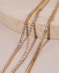 Helene Asscher Cut Tennis Necklace