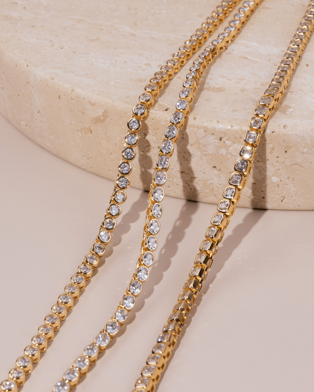 Helene Asscher Cut Tennis Necklace