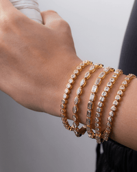 Helene Marquise Cut Tennis Bracelet