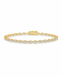 Helene Marquise Cut Tennis Bracelet