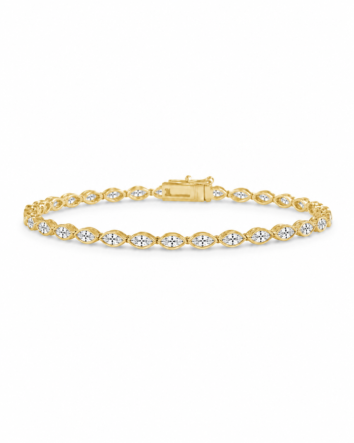 Helene Marquise Cut Tennis Bracelet